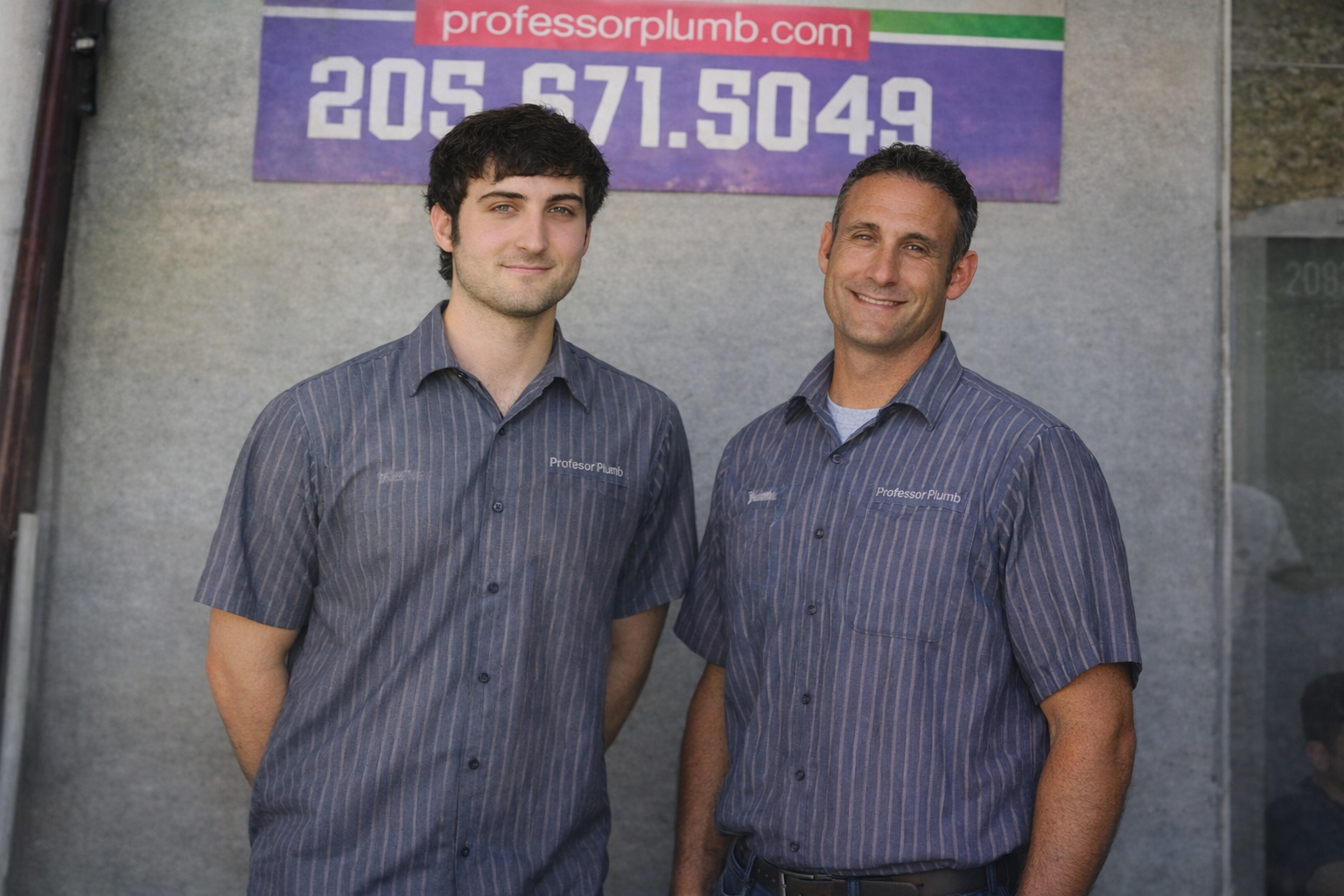 Duane and Zach — Professor Plumb, LLC